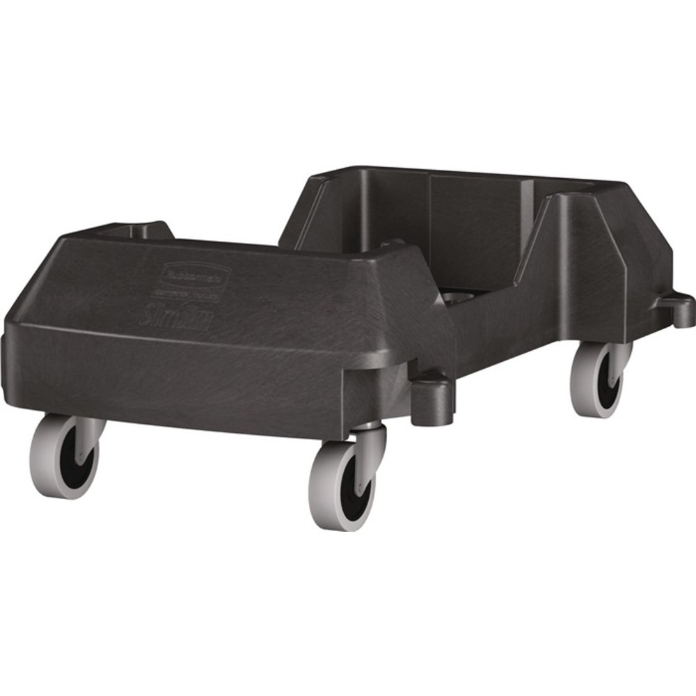 Produktabbildung Nr. 2: RUBBERMAID Fahrwagen m.4 Lenkrollen Wertstoffsammler 60l schwarz