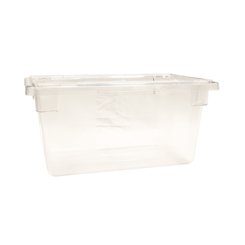 Produktabbildung: Rubbermaid® Lebensmittelbehälter, transparent, 19 Liter, HxBxT 229 x 457 x 305 mm