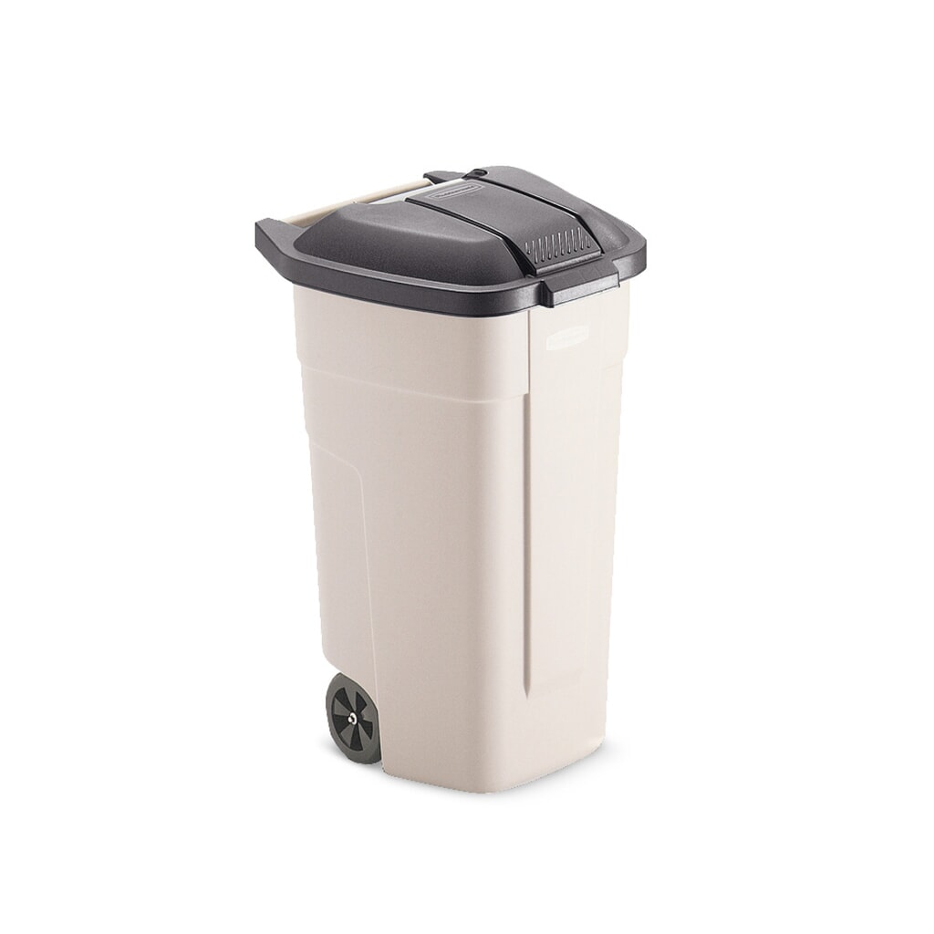 Produktabbildung Nr. 3: Rubbermaid® Müllgroßbehälter, 100 Liter, mit Rollen, Deckel schwarz