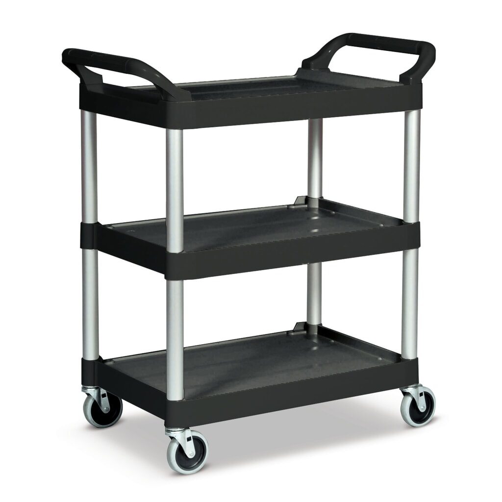 Produktabbildung: Rubbermaid® Servierwagen, TK 90 kg, schwarz