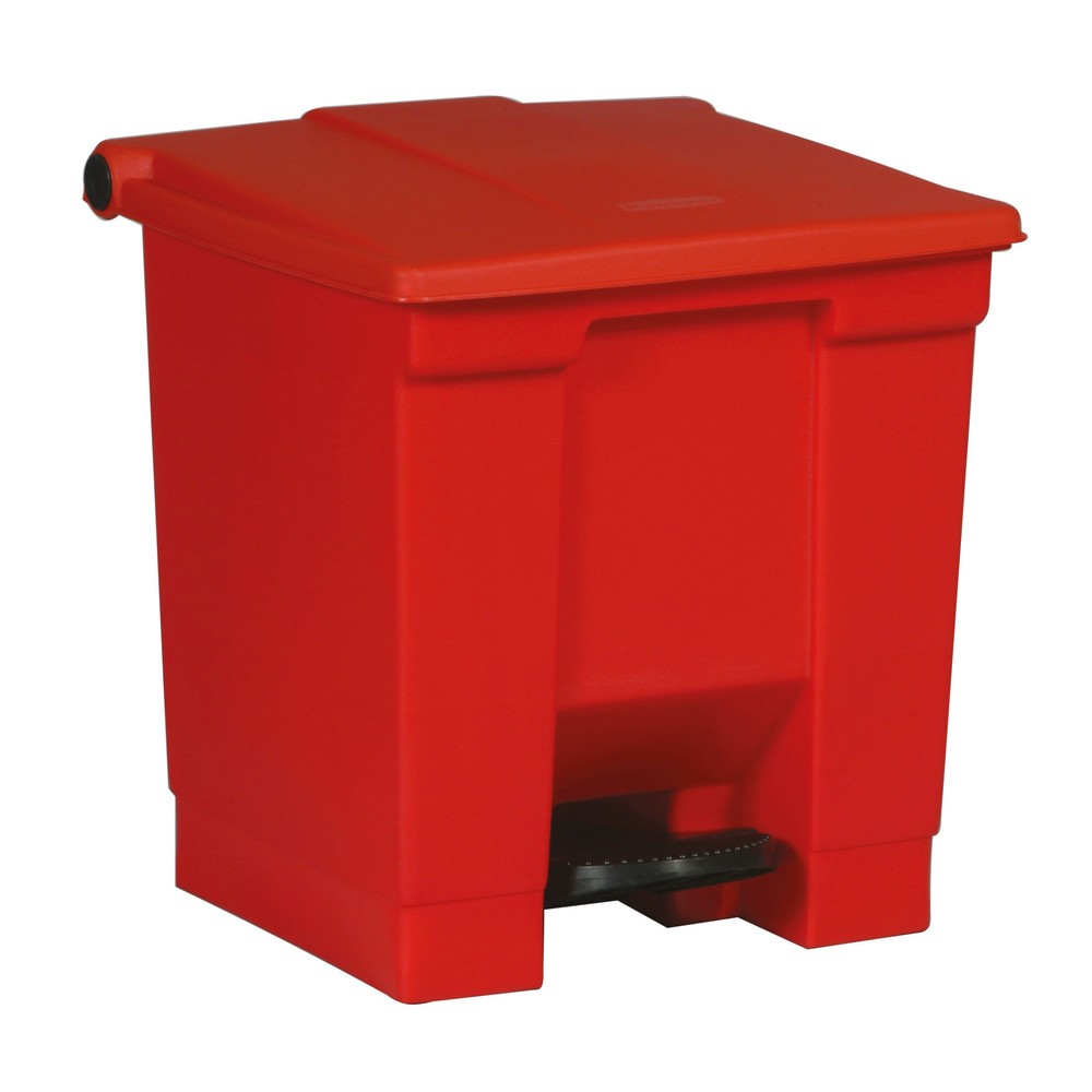 Rubbermaid® Tret-Abfallbehälter Step-On Classic, 30 Liter, rot Produktabbildung: Rubbermaid® Tret-Abfallbehälter Step-On Classic, 30 Liter, rot