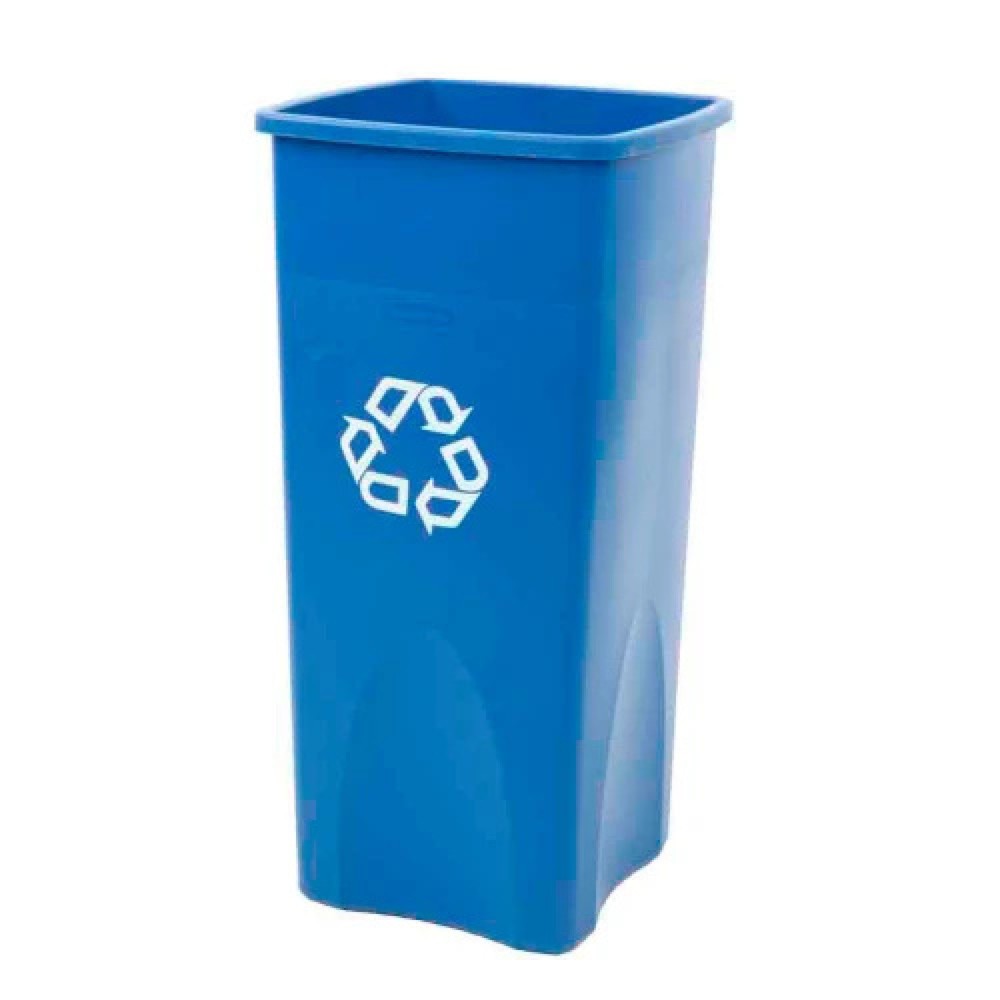 Produktabbildung: Rubbermaid® Wertstoffsammler , 87 Liter, blau