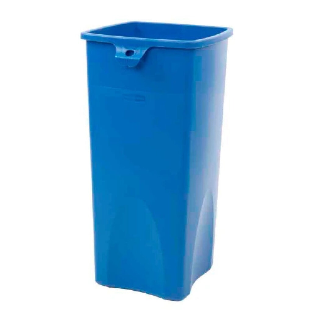 Rubbermaid® Wertstoffsammler , 87 Liter, blau Produktabbildung Nr. 3: Rubbermaid® Wertstoffsammler , 87 Liter, blau