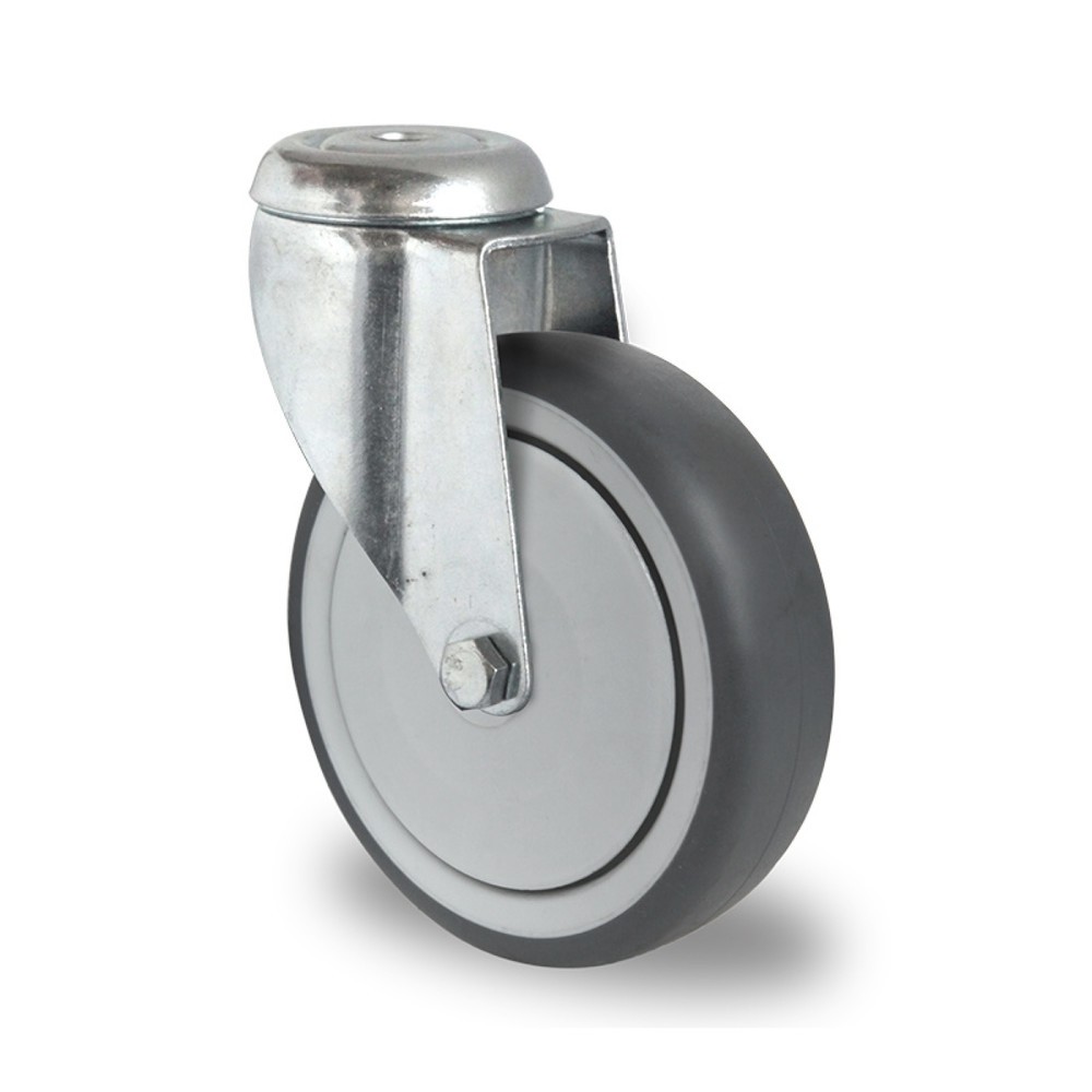 Produktabbildung: Rückenlochlenkrolle ø 100 mm Serie P2T2 Kugellager