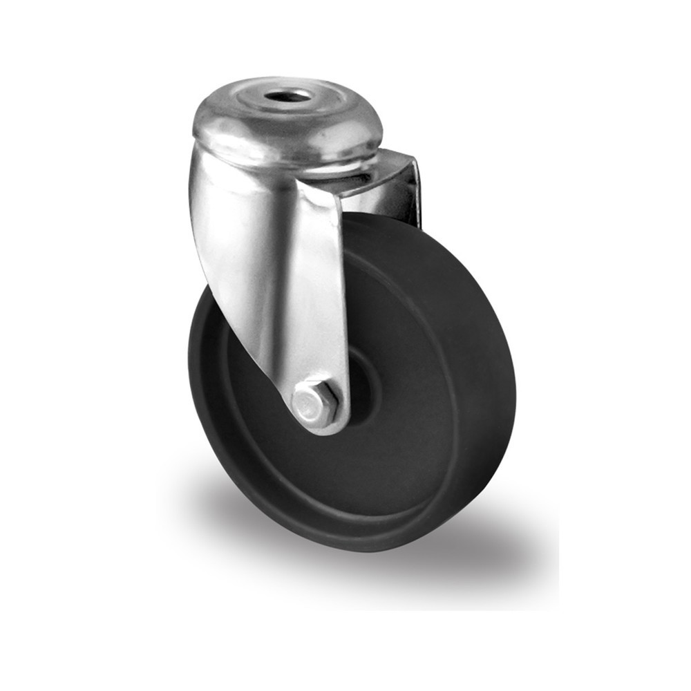 Produktabbildung: Rückenlochlenkrolle ø 75 mm Serie P4P4 Gleitlager