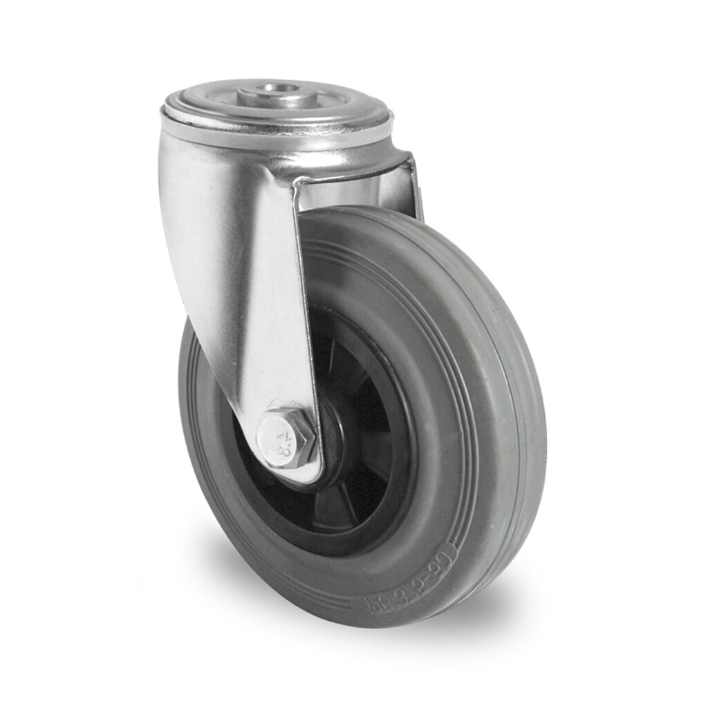 Produktabbildung: Rückenlochlenkrolle ø 100 mm Serie P4R2 Rollenlager