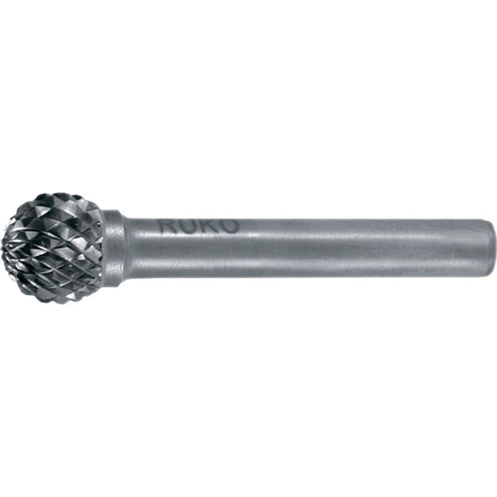 Produktabbildung: RUKO Frässtift KUD, Hartmetall Blank, Ø 3 mm Kopflänge 2,7 mm Schaft-Ø 3 mm, Verzahnung KVZ 4