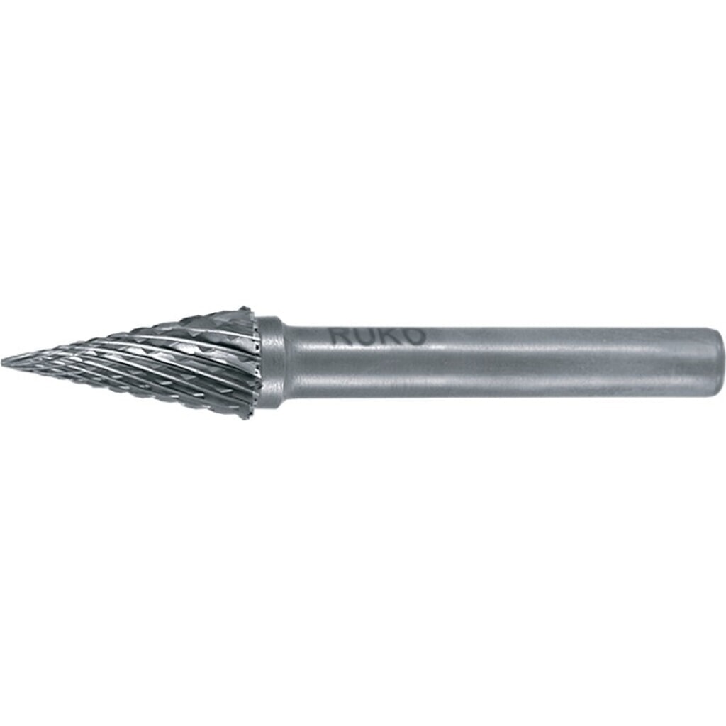 Produktabbildung Nr. 1: RUKO Frässtift SKM, Hartmetall Blank, Ø 3 mm Kopflänge 11 mm Schaft-Ø 3 mm, Verzahnung KVZ 4