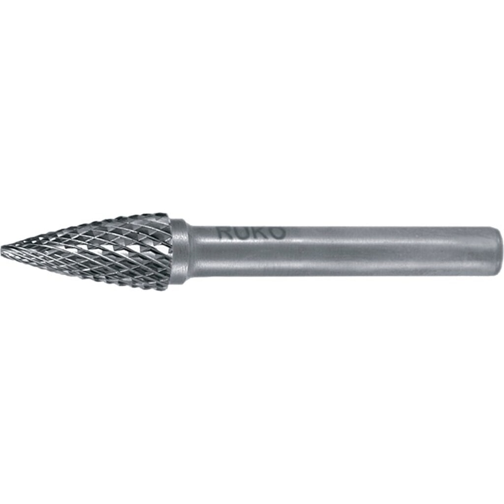 Produktabbildung: RUKO Frässtift SPG, Hartmetall Blank, Ø 8 mm Kopflänge 18 mm Schaft-Ø 6 mm, Verzahnung KVZ 4