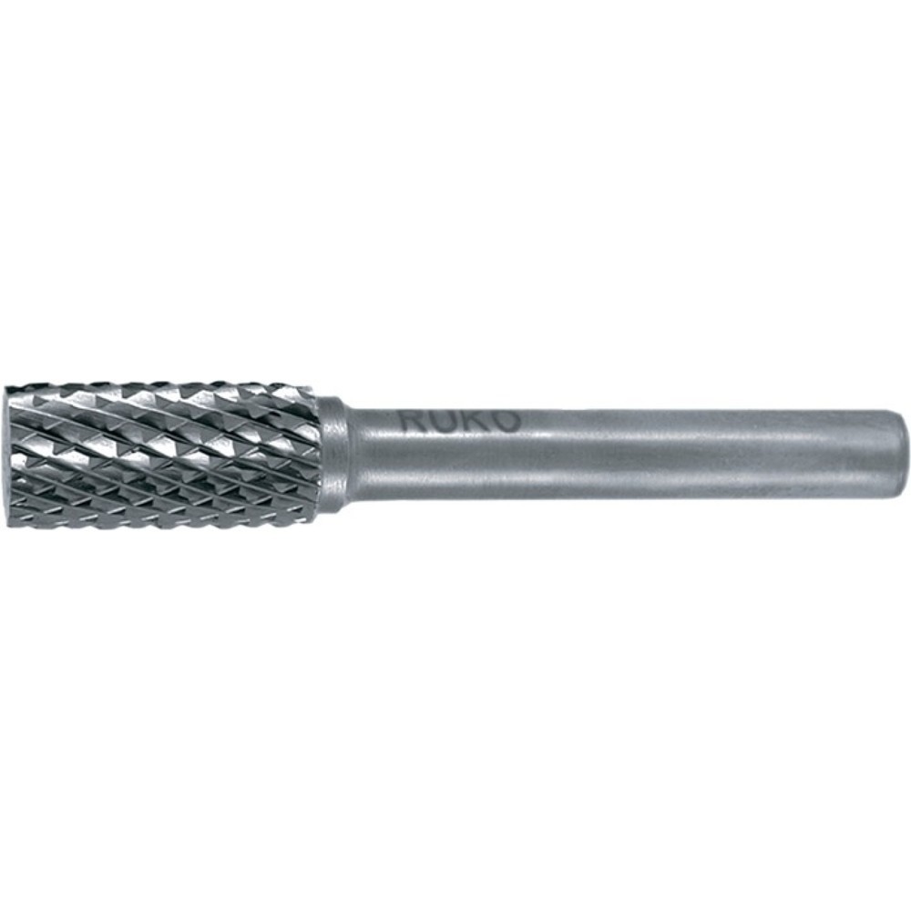 Produktabbildung: RUKO Frässtift ZYA, Hartmetall Blank, Ø 6 mm Kopflänge 18 mm Schaft-Ø 6 mm, Verzahnung KVZ 4
