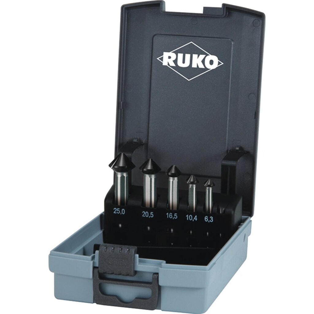 Produktabbildung: Kegelsenkersatz DIN 335 C 90 ° ULTIMATECUT 6,3-25,0 mm HSS-Co5 RUnaTEC 5-teilig
