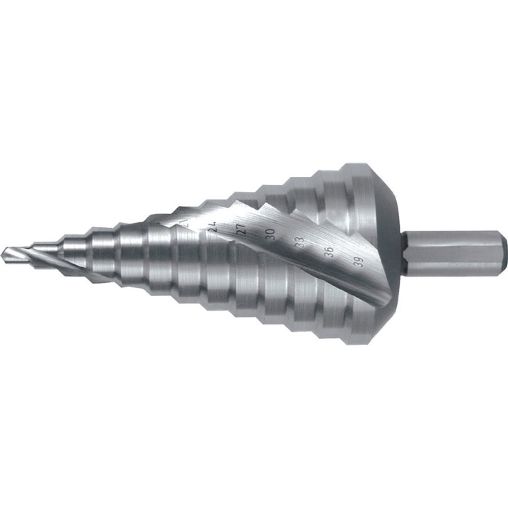 Produktabbildung Nr. 1: RUKO Stufenbohrer Bohrber.6-37mm HSS-Co Spiralnut Stufen 12