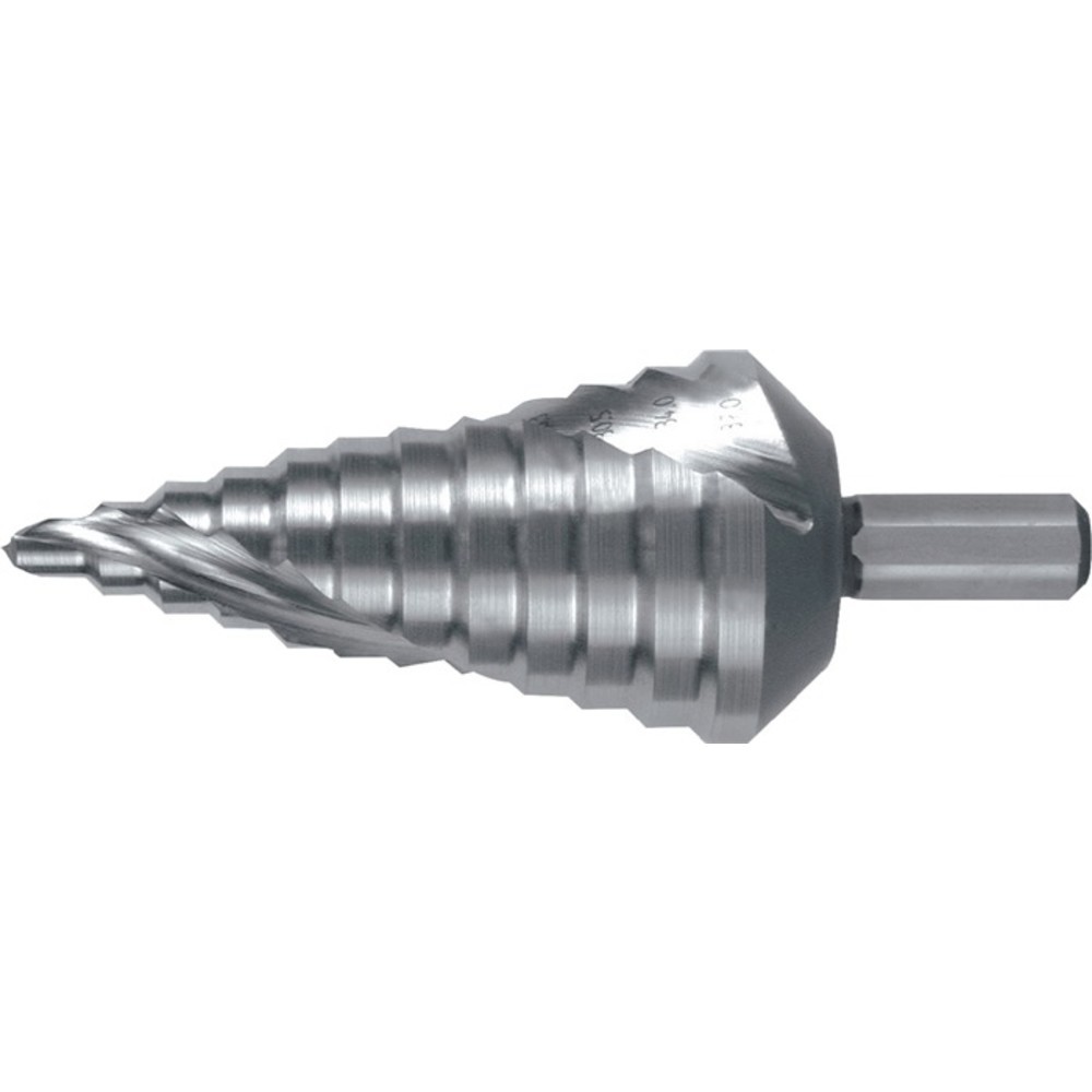 Produktabbildung Nr. 2: RUKO Stufenbohrer Bohrber.6-37mm HSS-Co Spiralnut Stufen 12
