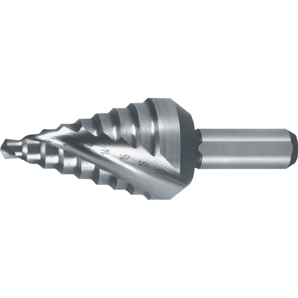Produktabbildung: RUKO Stufenbohrer Bohrber.4-12mm HSS Spiralnut