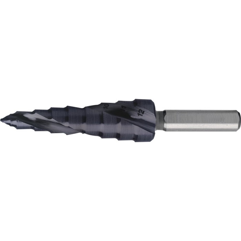 Produktabbildung Nr. 1: RUKO Stufenbohrer ULTIMATECUT, Bohrbereich 5-12 mm, HSS RUnaTEC spiralgenutet