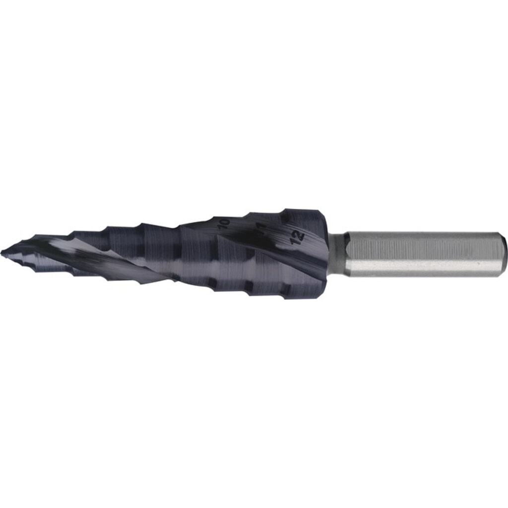 Produktabbildung: RUKO Stufenbohrer ULTIMATECUT, Bohrbereich 5-12 mm, HSS RUnaTEC spiralgenutet