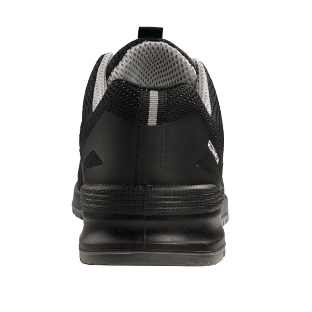 Produktabbildung Nr. 3: RUNNEX Sicherheitshalbschuh SportStar 5108, S1P SRC ESD EN ISO 20344/20345, Größe 40 schwarz/grau, Polyester