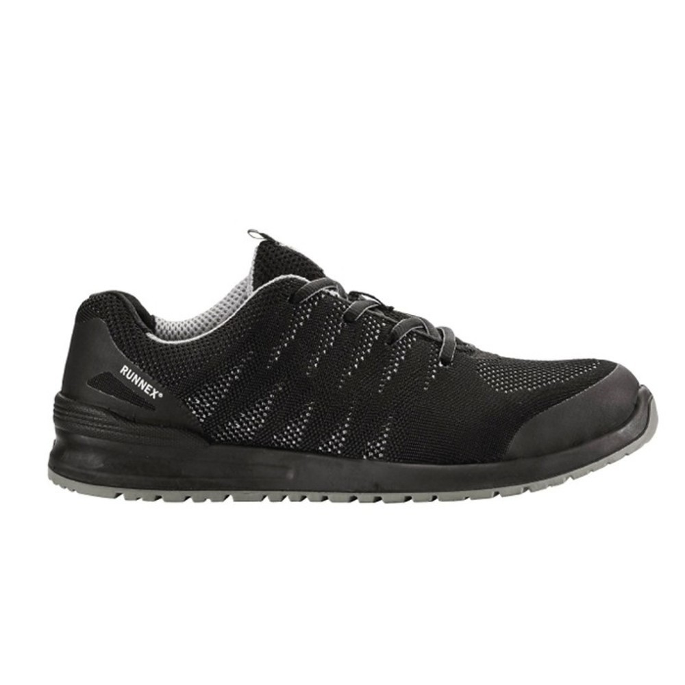 Produktabbildung Nr. 4: RUNNEX Sicherheitshalbschuh SportStar 5108, S1P SRC ESD EN ISO 20344/20345, Größe 40 schwarz/grau, Polyester