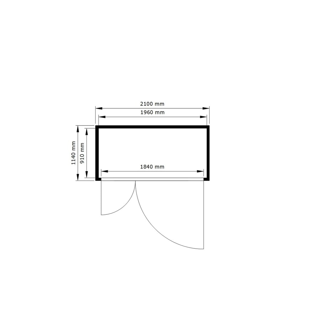 SAFE Tank Gefahrstoffcontainer 300 ALG, isoliert Außenaufstellung, komplett montiert, kunststoffbeschichtet RAL 9002, Maße außen 2100x1440x2520 mm, Doppelflügeltür (asymmetrische Teilung), mittig in Breitseite, Lagerfläche 2 m² Produktabbildung Nr. 2: SAFE Tank Gefahrstoffcontainer 300 ALG, isoliert Außenaufstellung, komplett montiert, kunststoffbeschichtet RAL 9002, Maße außen 2100x1440x2520 mm, Doppelflügeltür (asymmetrische Teilung), mittig in Breitseite, Lagerfläche 2 m²