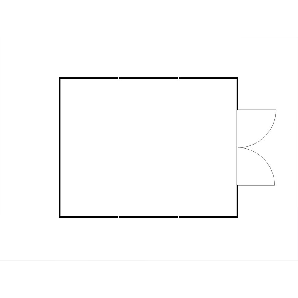 Produktabbildung Nr. 2: SAFE Tank Gefahrstoffcontainer 5000 ECO, isoliert, energieeffizient durch bedarfsgerechte Lüftersteuerung, Maße außen 5380x6520x2520 mm, Doppelflügeltür, mittig in 5 m Seite, Lagerfläche 30 m²