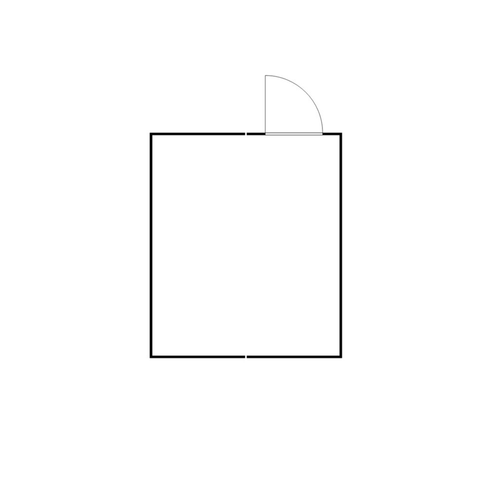 Produktabbildung Nr. 2: FLADAFI® Materialcontainer-Kombination 20m², isoliert, mit isoliertem Boden, Maße außen 5080x4340x2500 mm, Einzelflügeltür, mittig im Modul