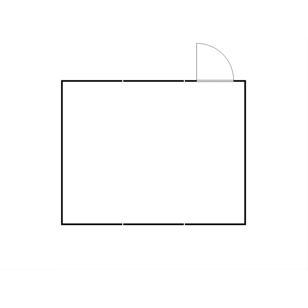 Produktabbildung Nr. 2: FLADAFI® Materialcontainer-Kombination, isoliert, 29 m², mit isoliertem Boden, HxBxT 2.465 x 5.080 x 6.520 mm, Einzelflügeltür, mittig im Modul