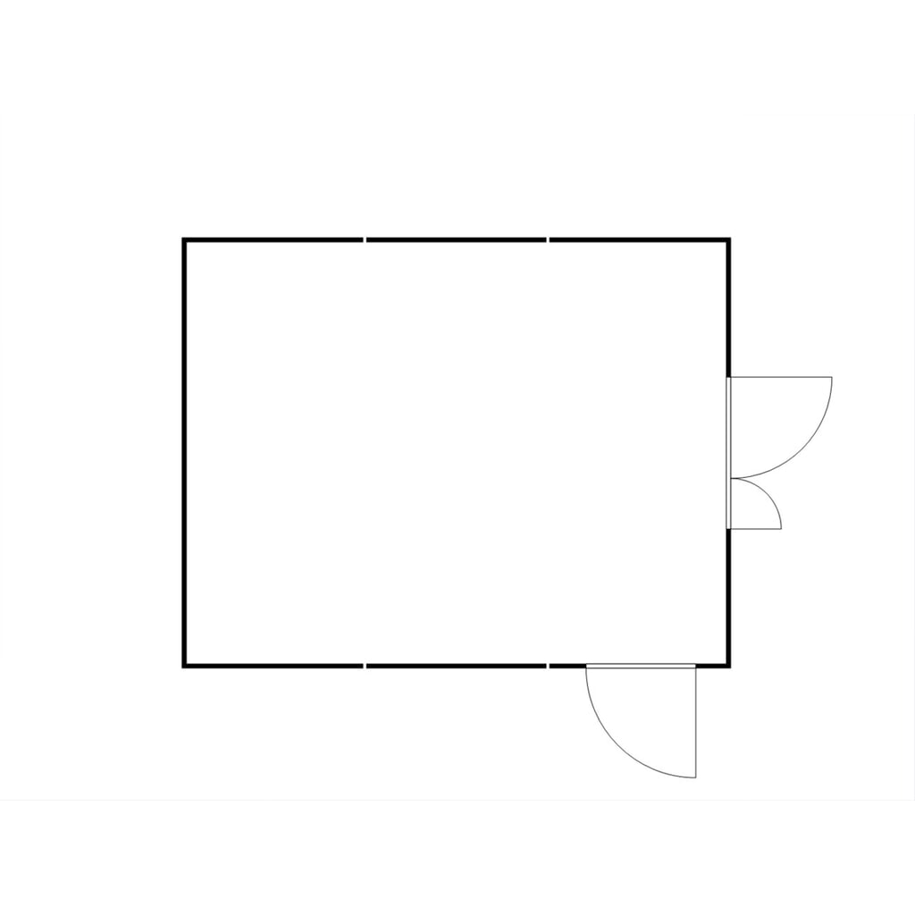 FLADAFI® Materialcontainer-Kombination, isoliert, 29 m², mit isoliertem Boden, HxBxT 2.465 x 5.080 x 6.520 mm, Doppelflügeltür (asymmetrische Teilung), mittig in Stirnseite, Zusatztür Produktabbildung Nr. 2: FLADAFI® Materialcontainer-Kombination, isoliert, 29 m², mit isoliertem Boden, HxBxT 2.465 x 5.080 x 6.520 mm, Doppelflügeltür (asymmetrische Teilung), mittig in Stirnseite, Zusatztür