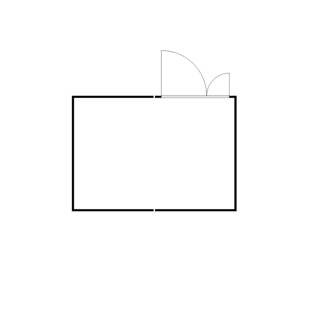 Produktabbildung Nr. 2: SAFE Tank Gefahrstoffcontainer Kombination 2000 PLG, verzinkt, vormontiert, Maße außen 3050x4340x2310 mm, Doppelflügeltür (asymmetrische Teilung), mittig im Modul, Lagerfläche 12 m²