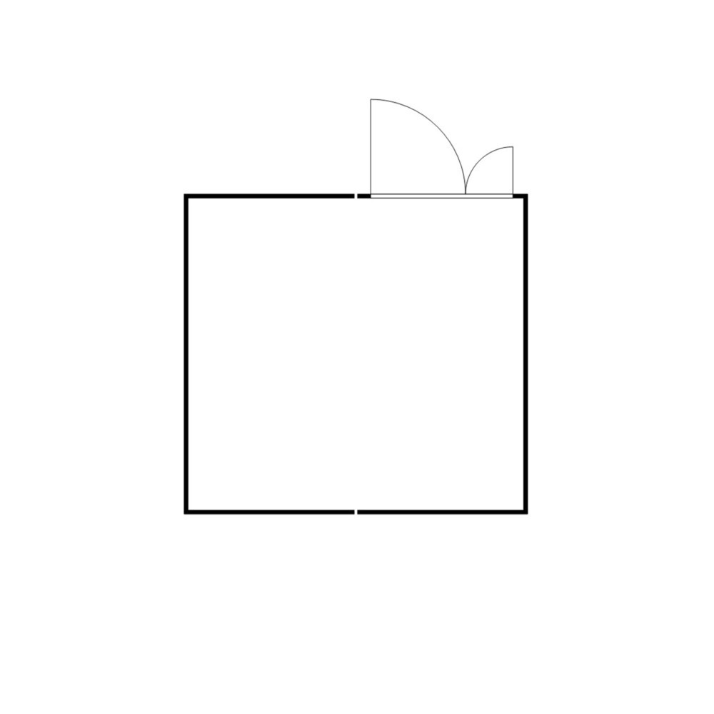 Produktabbildung Nr. 2: SAFE Tank Gefahrstoffcontainer Kombination 4000 WGK 1-3, verzinkt, vormontiert, Maße außen 5080x4340x2300 mm, Doppelflügeltür (asymmetrische Teilung), mittig im Modul, Lagerfläche 21 m²