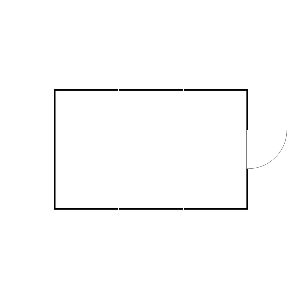 Produktabbildung Nr. 2: SAFE Tank Gefahrstoffcontainer Kombination 2500 WGK 1-3, isoliert, vormontiert, kunststoffbeschichtet RAL 9002, Maße außen 4050x6520x2510 mm, Einzelflügeltür, mittig in Stirnseite, Lagerfläche 24 m²