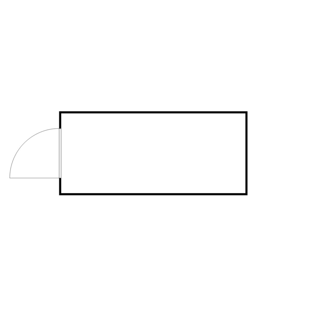 Produktabbildung Nr. 2: SAFE Tank Gefahrstoffcontainer 1700 WGK, verzinkt, montiert, Innen- und Außenaufstellung, Maße außen 5080x2170x2300 mm, Einzelflügeltür, mittig in 2 m Seite, Lagerfläche 10 m²