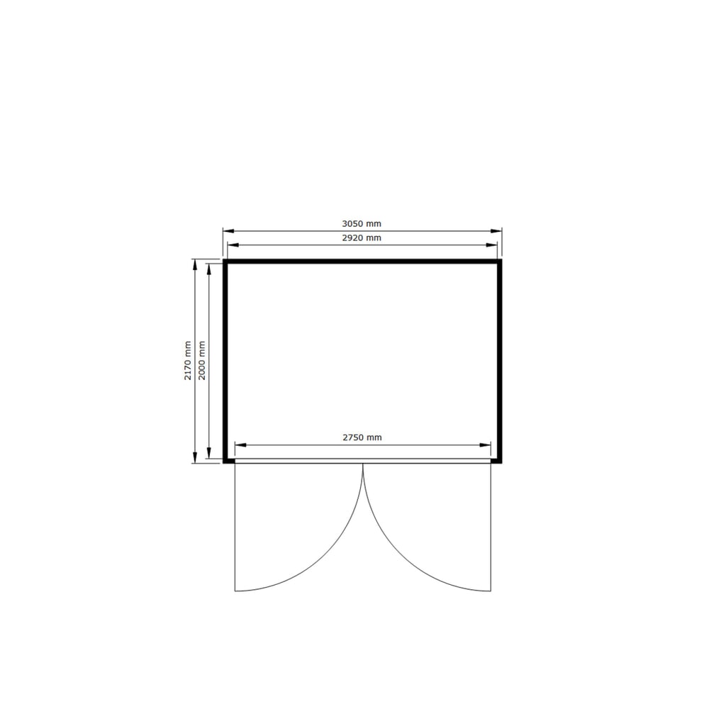 SAFE Tank Gefahrstoffcontainer 1000 WGK, verzinkt, montiert, Innen- und Außenaufstellung, Maße außen 3050x2170x2310 mm, Doppelflügeltür, mittig in Breitseite, Lagerfläche 6 m² Produktabbildung Nr. 2: SAFE Tank Gefahrstoffcontainer 1000 WGK, verzinkt, montiert, Innen- und Außenaufstellung, Maße außen 3050x2170x2310 mm, Doppelflügeltür, mittig in Breitseite, Lagerfläche 6 m²