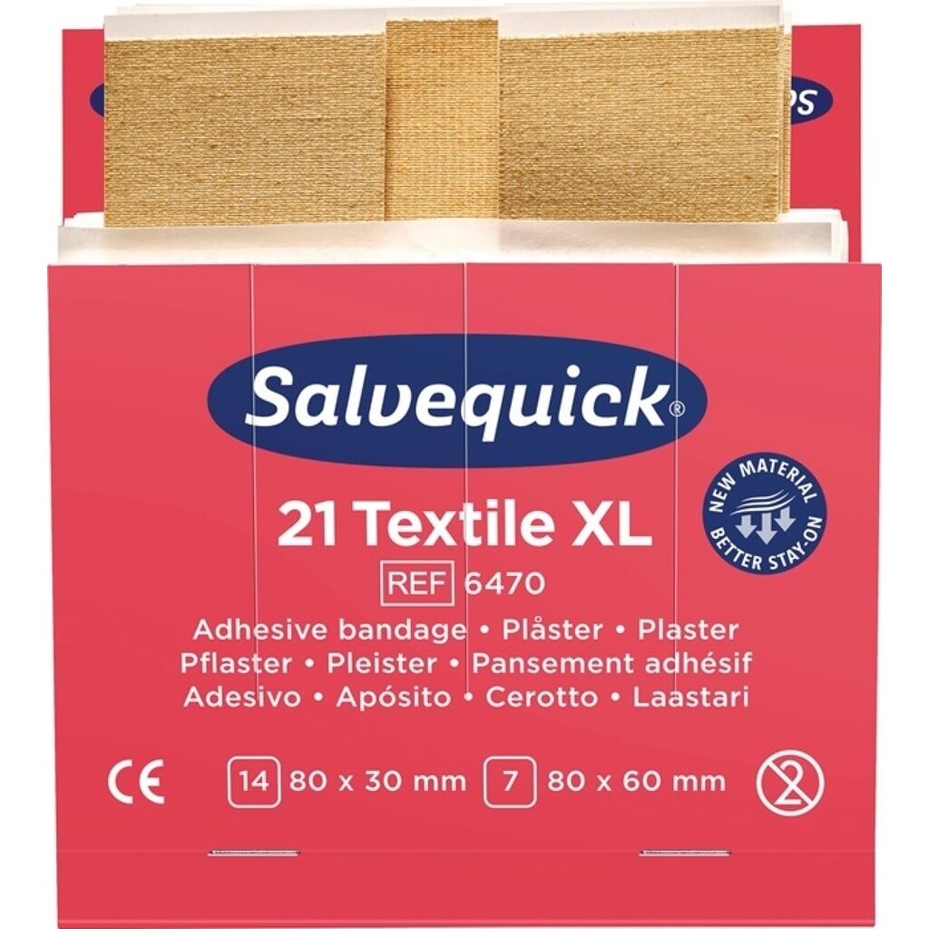 Produktabbildung: SALVEQUICK Pflasterstrips Salvequick Textilpflaster