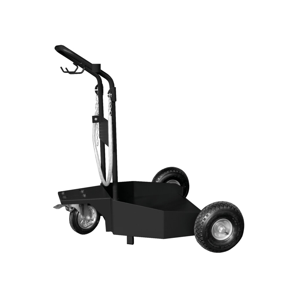 Produktabbildung: SAMOA Fahrwagen für 200-Liter-Fässer, 3 Räder, inkl. Zubehör