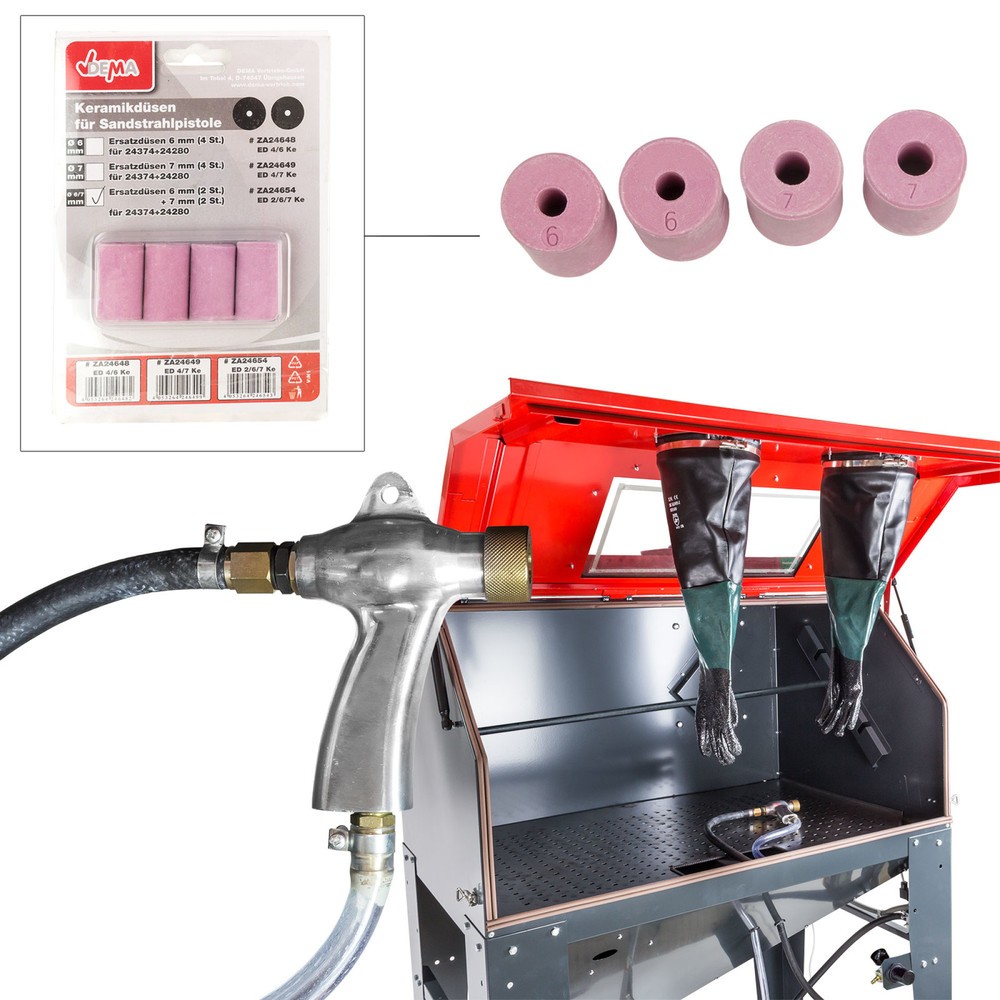 Produktabbildung Nr. 2: Sandstrahlkabine STK690M, HxBxT 1.760 x 1.240 x 1.080 mm