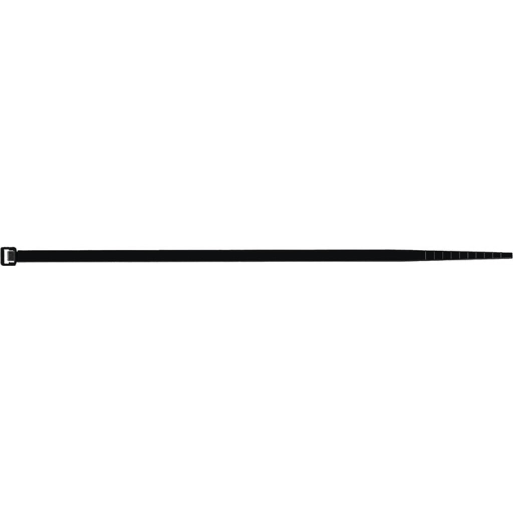 Kabelbinder L.100mm B.2,5mm PA schwarz n.UV beständig 100St./Btl.SAPI SELCO Produktabbildung: Kabelbinder L.100mm B.2,5mm PA schwarz n.UV beständig 100St./Btl.SAPI SELCO