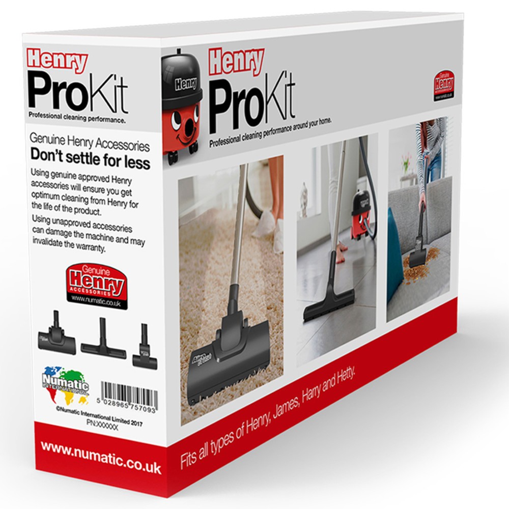Produktabbildung: Numatic Saugdüsen Henry ProKit, 3er-Set