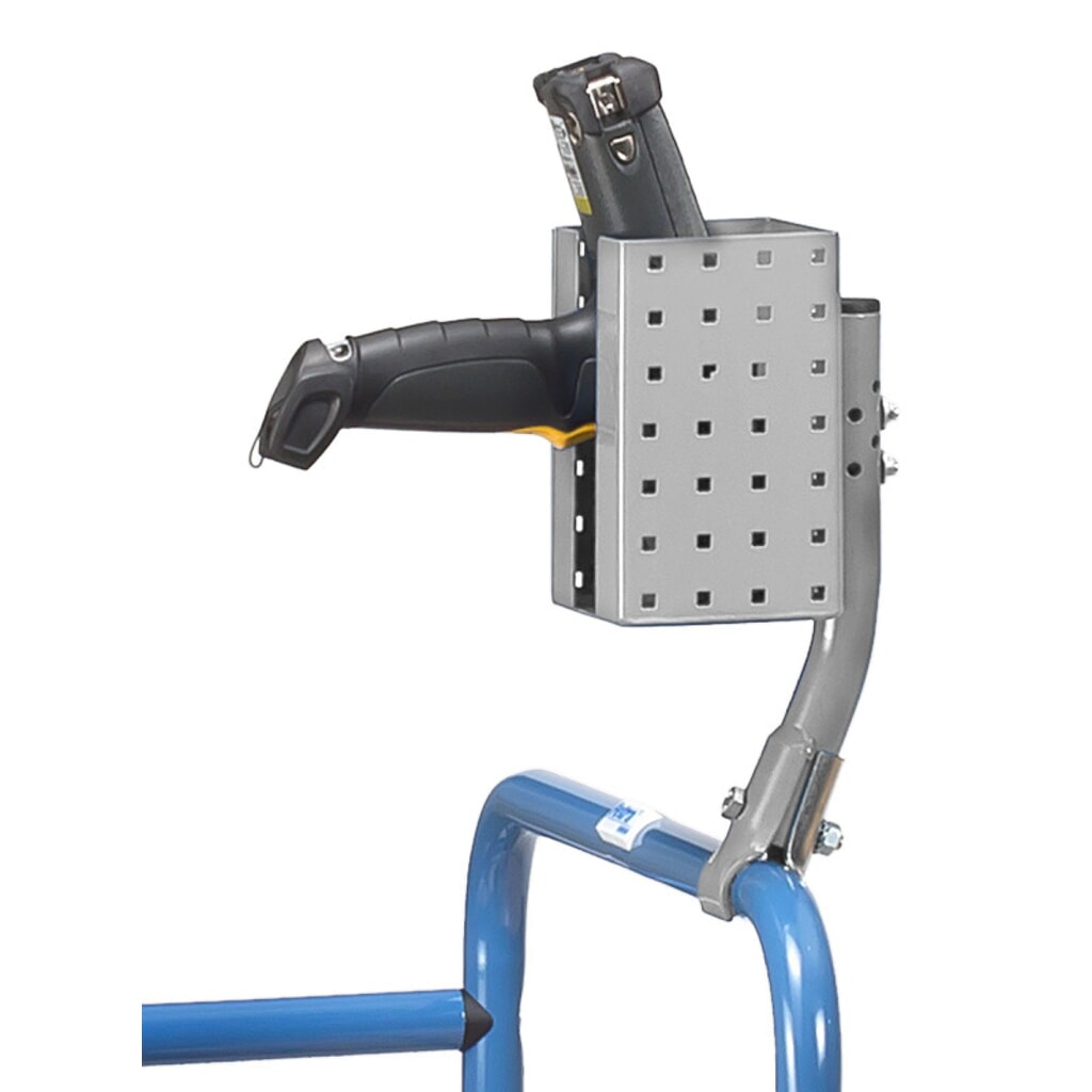 Scannerhalter für fetra® Kommissionierwagen, HxBxT 150 x 120 x 87 mm Produktabbildung Nr. 3: Scannerhalter für fetra® Kommissionierwagen, HxBxT 150 x 120 x 87 mm