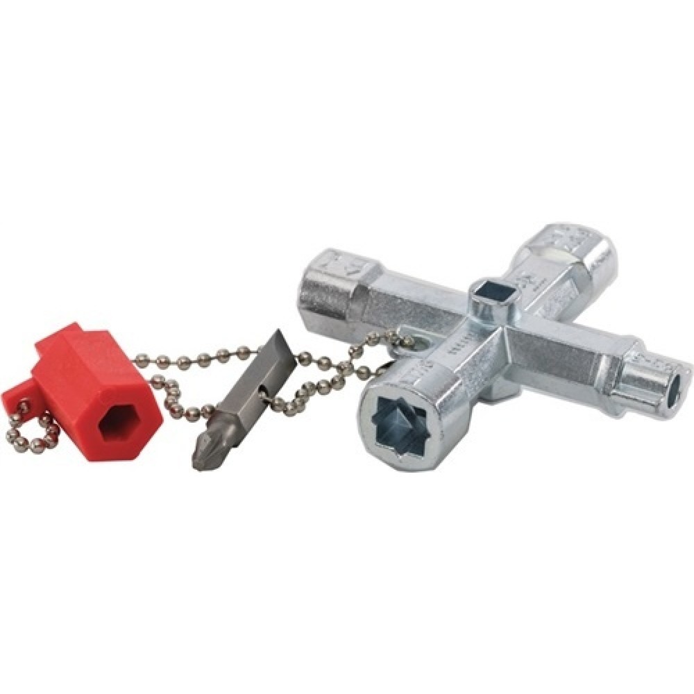 Produktabbildung: Schaltschrankschlüssel Doublehead Key 10 Funktionen Funktionen m.Bitadapter