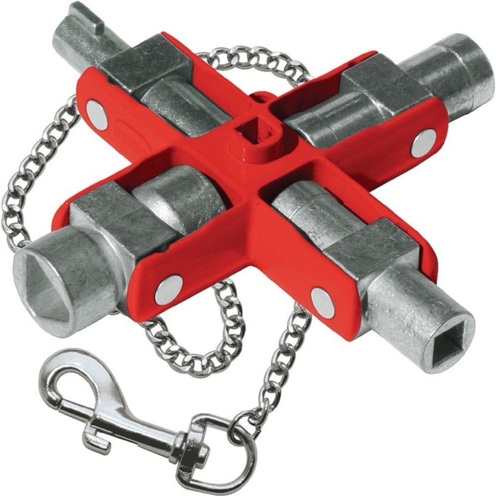 Produktabbildung: Schaltschrankschlüssel SuBMaster 9 in 1 9 Funktionen m.Karab.h.an Kette
