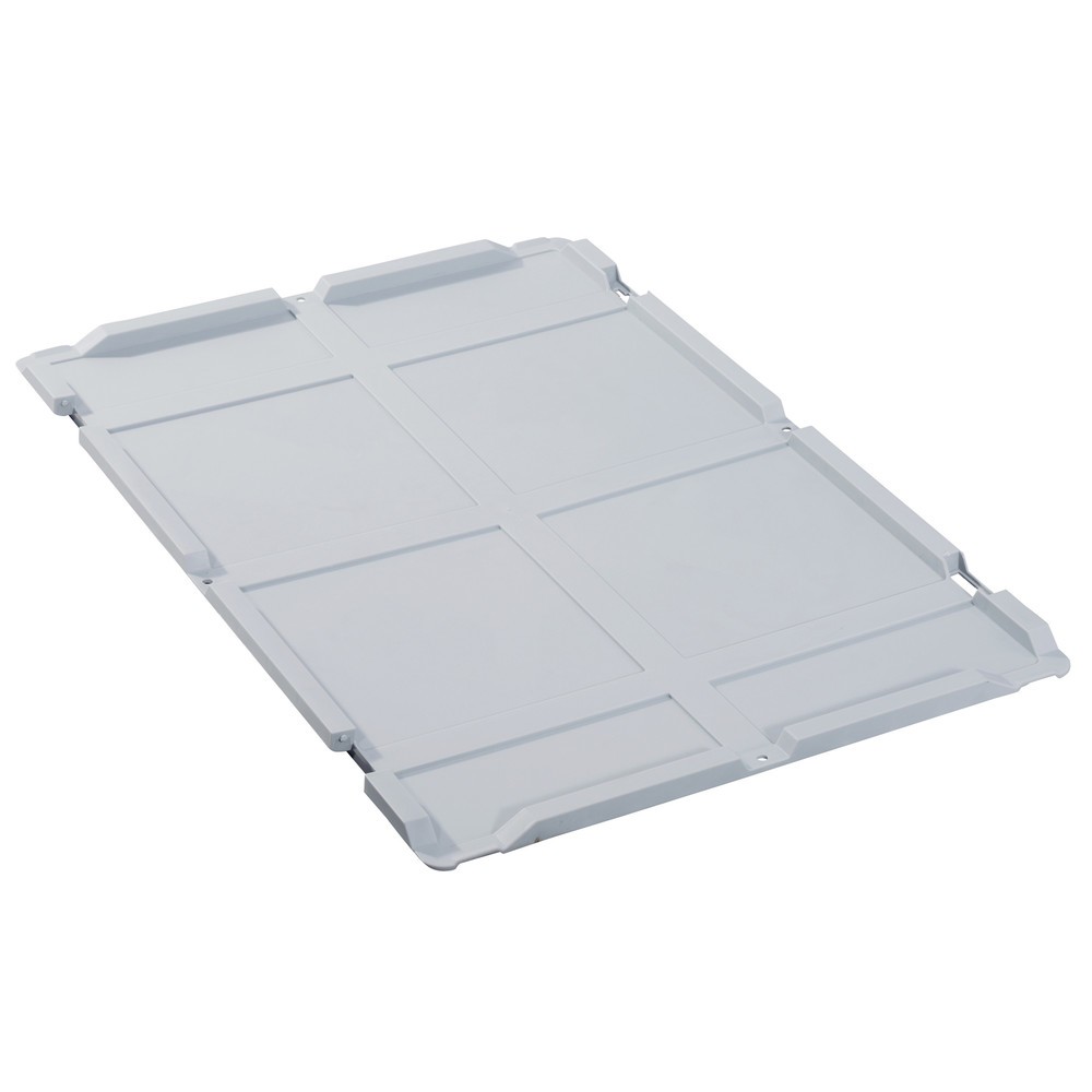 Produktabbildung: Allit Scharnierdeckel, ohne Verschlüsse, für Euro-Stapelbehälter, für BxT 400 x 300 mm