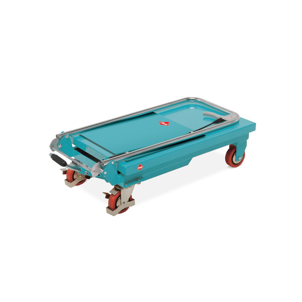 Produktabbildung Nr. 3: Scheren-Hubtischwagen Ameise® LTT 0.15 mit Einfach-Schere, klappbarer Bügel, Tragkraft 150 kg, Plattform à 700 x 450 mm