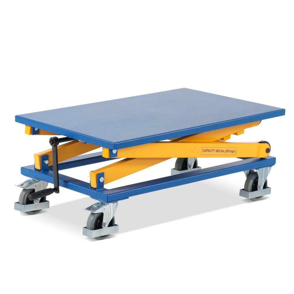 Produktabbildung Nr. 3: Scheren-Hubtischwagen mit Spindel, TK 300 kg, Plattform à 1.150 x 750 mm