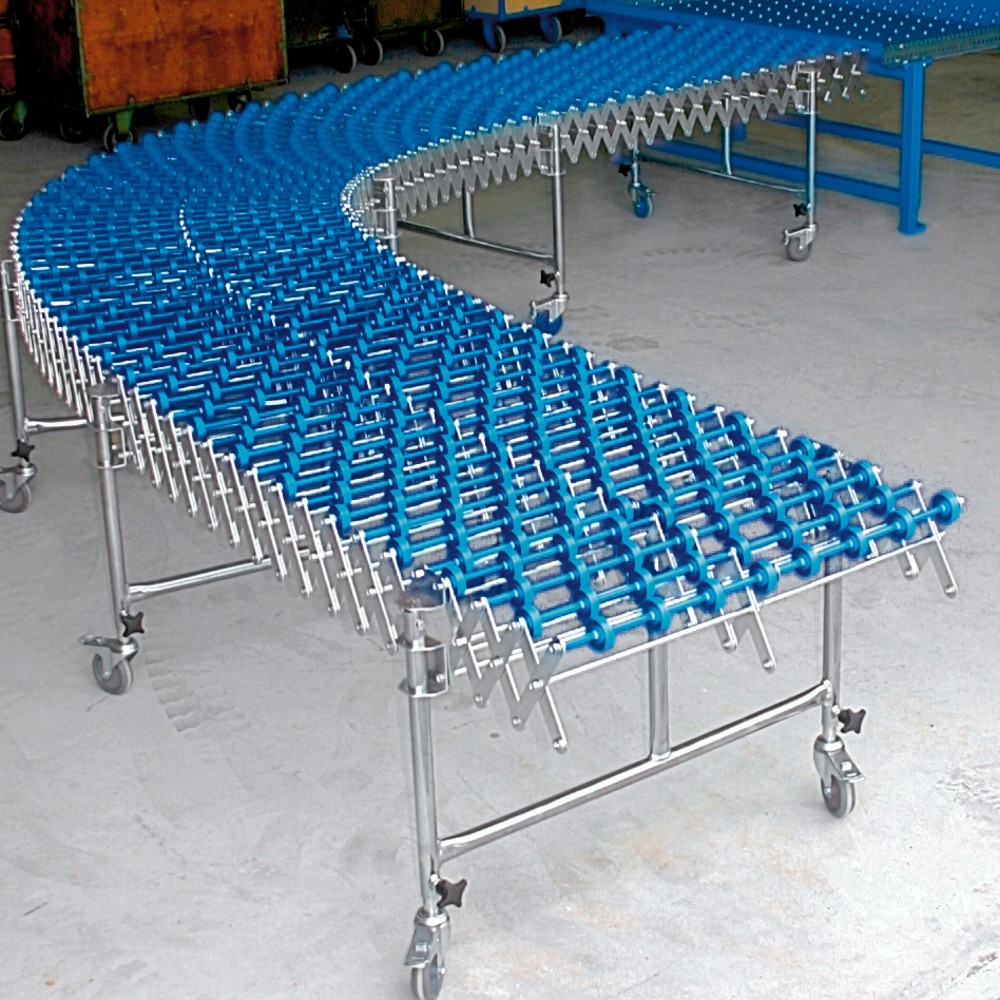 Produktabbildung Nr. 2: Scheren-Röllchenbahn, Länge 1,2 - 4,4 m, Breite 400 mm
