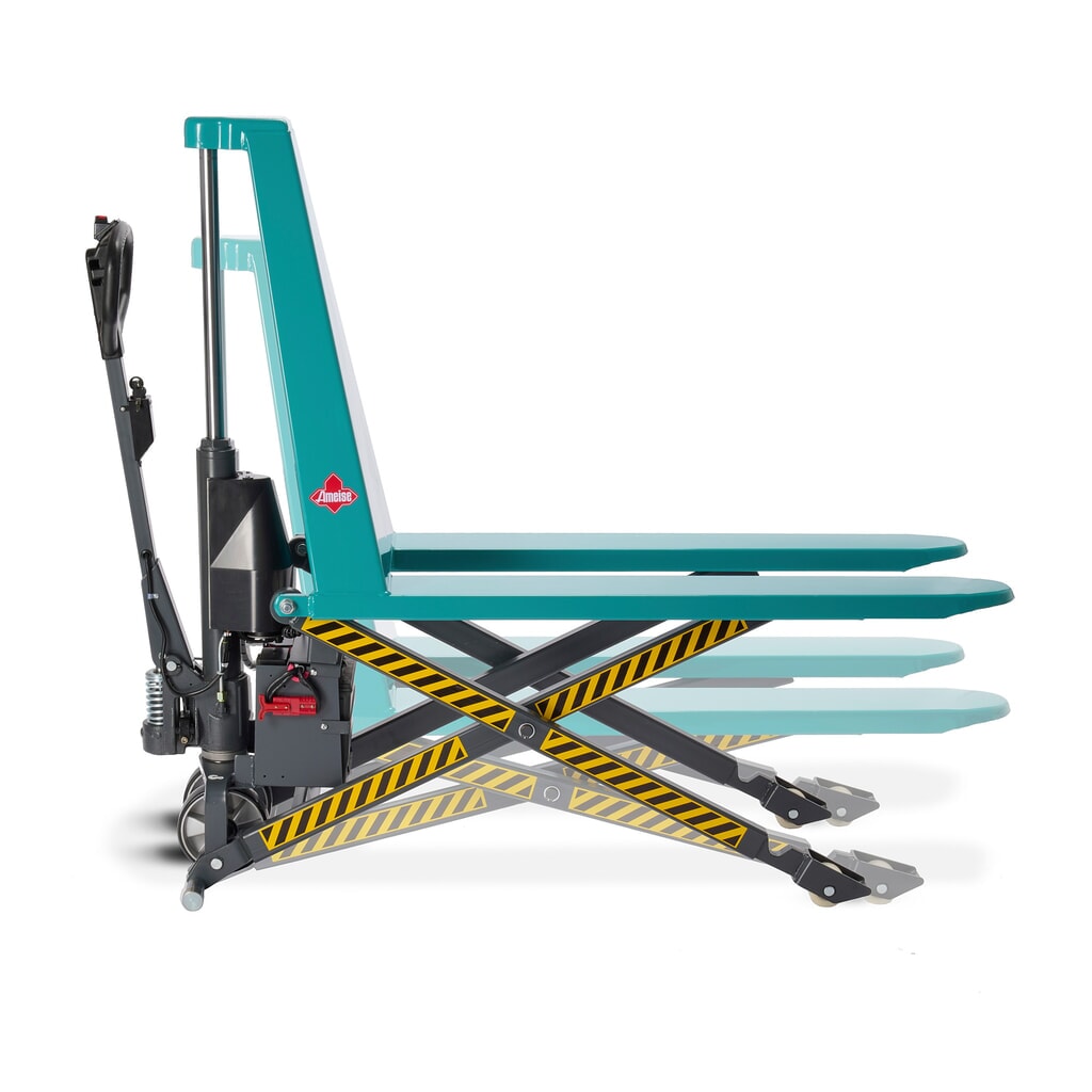 Scherenhubwagen Ameise® PTM 1.0 Scissor elektrohydraulisch, Tragfähigkeit 1.000 kg, Gabellänge 1.170 mm Produktabbildung: Scherenhubwagen Ameise® PTM 1.0 Scissor elektrohydraulisch, Tragfähigkeit 1.000 kg, Gabellänge 1.170 mm