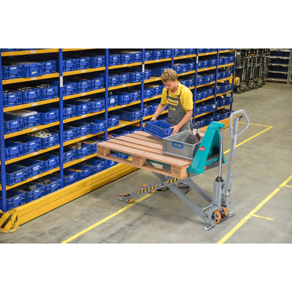 Scherenhubwagen Ameise® PTM 1.5 Scissor mit Schnellhub, Tragfähigkeit 1.500 kg, Gabellänge 1.200 mm Produktabbildung Nr. 7: Scherenhubwagen Ameise® PTM 1.5 Scissor mit Schnellhub, Tragfähigkeit 1.500 kg, Gabellänge 1.200 mm