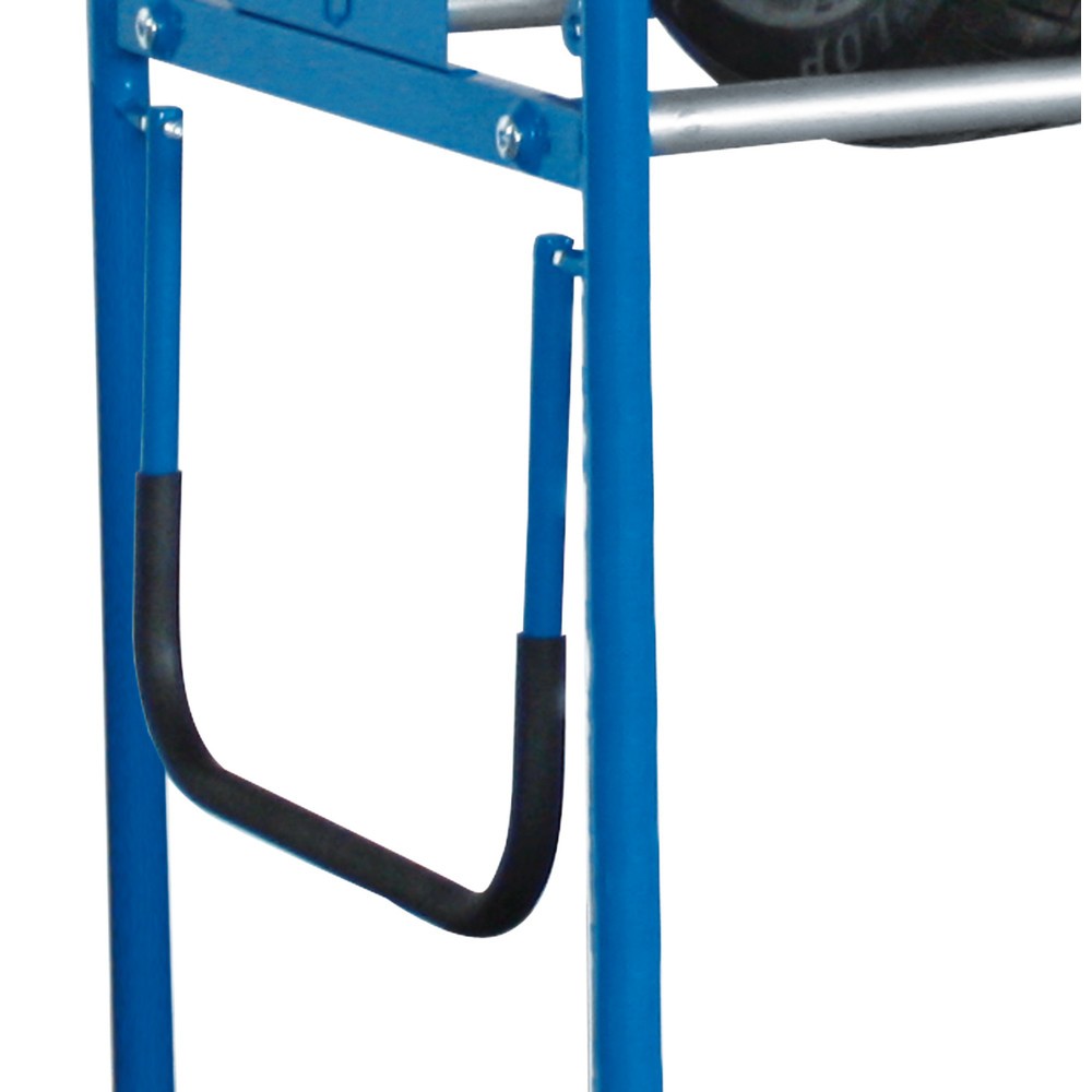 Produktabbildung: Schiebe- und Ziehbügel für VARIOfit® Fahrbares Reifenregal, BxT 480 x 370 mm