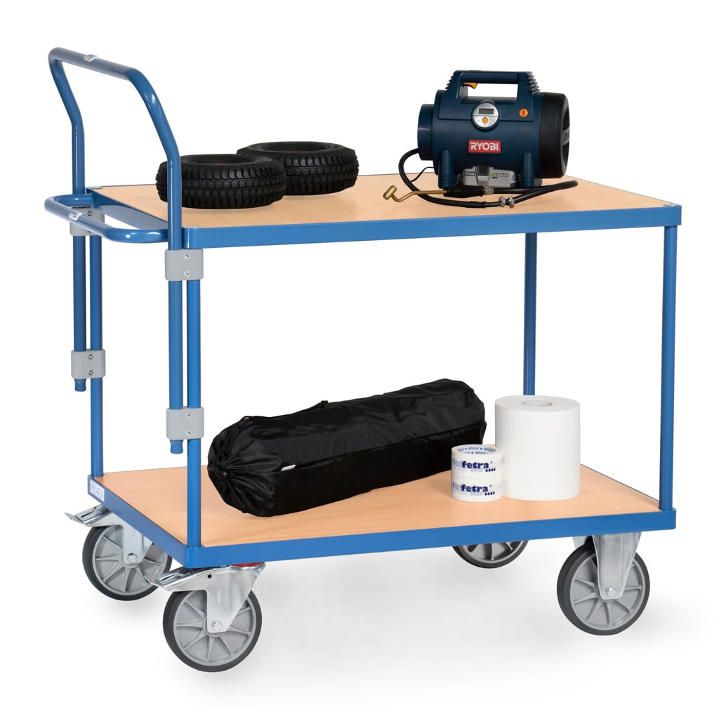 Produktabbildung Nr. 2: Schiebebügel für fetra® Tisch- und Montagewagen, höhenverstellbar, Breite 705 mm