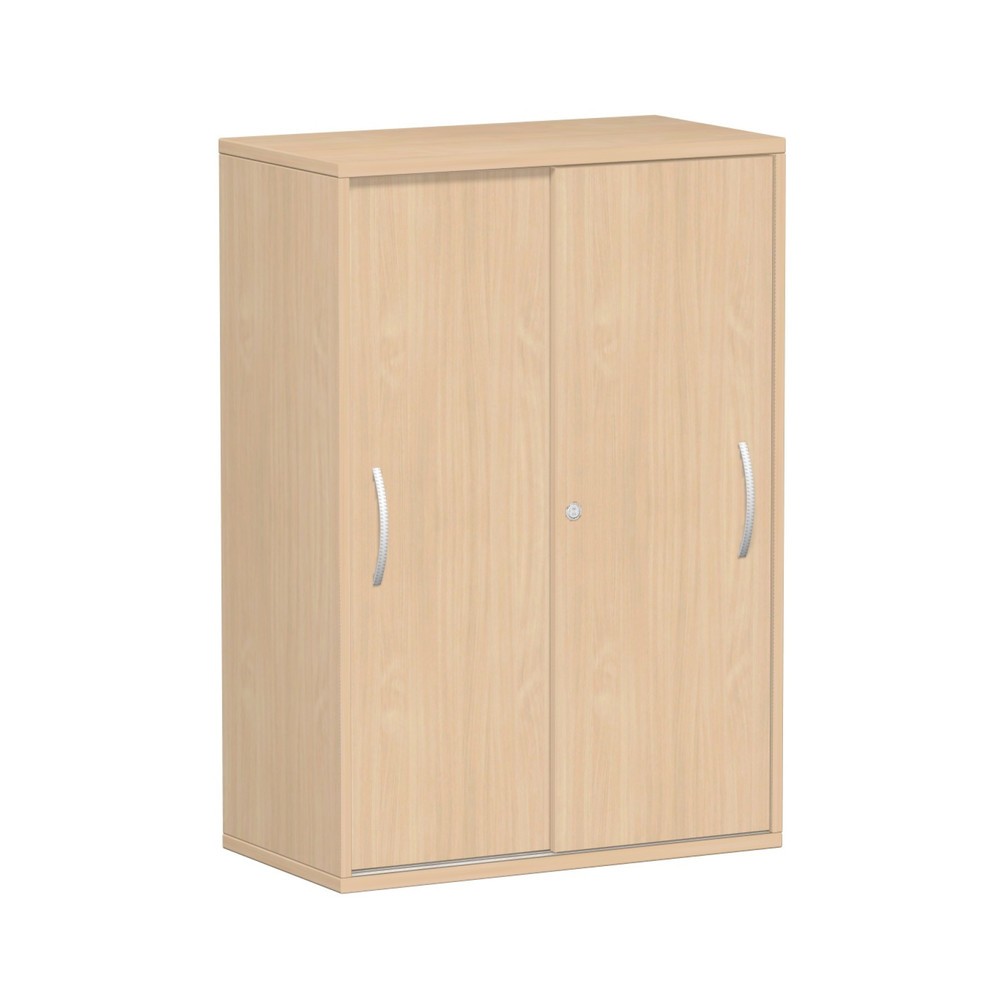 Produktabbildung: Schiebetürschrank Lissabon, 3 OH, Buche