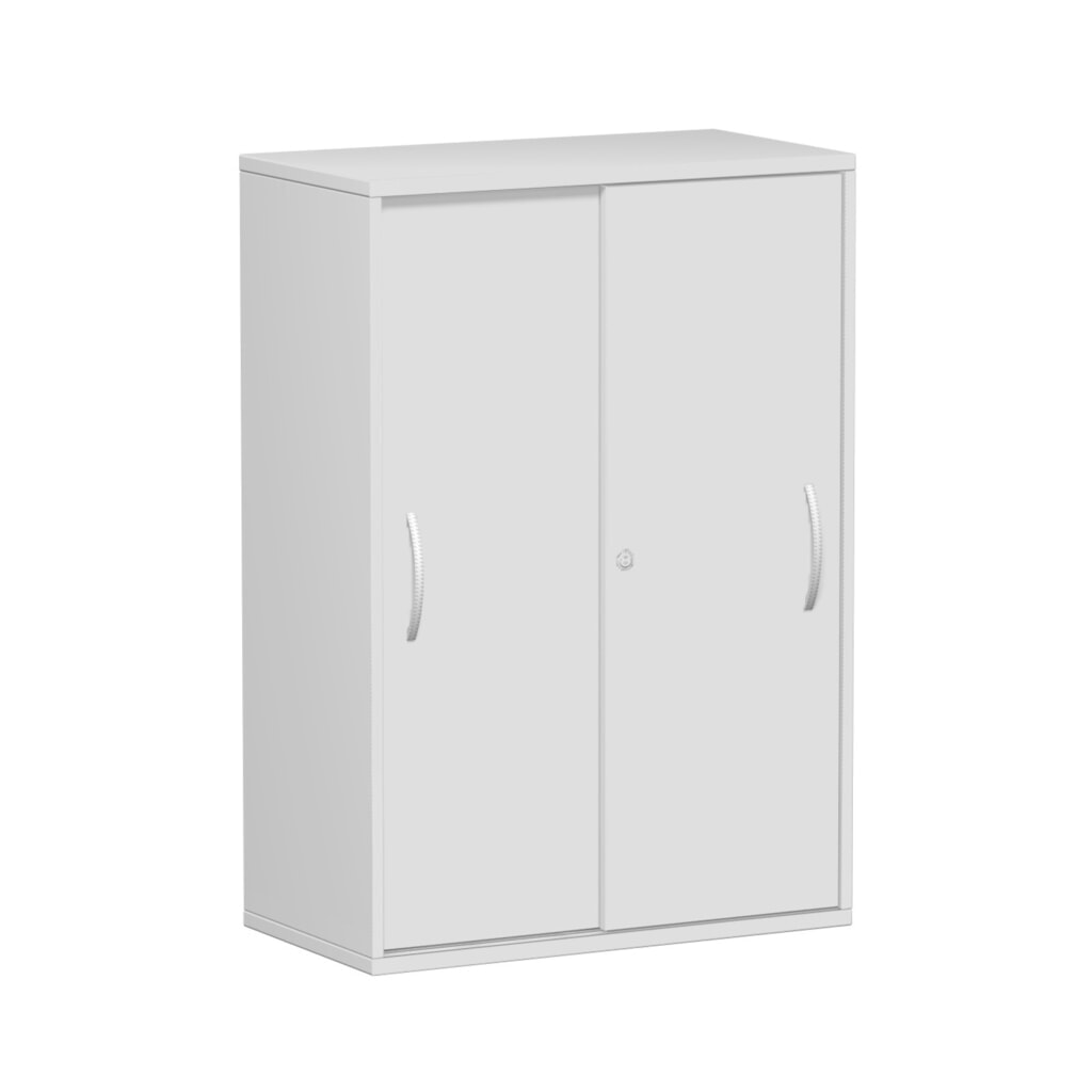 Produktabbildung: Schiebetürschrank Lissabon, 3 OH, lichtgrau